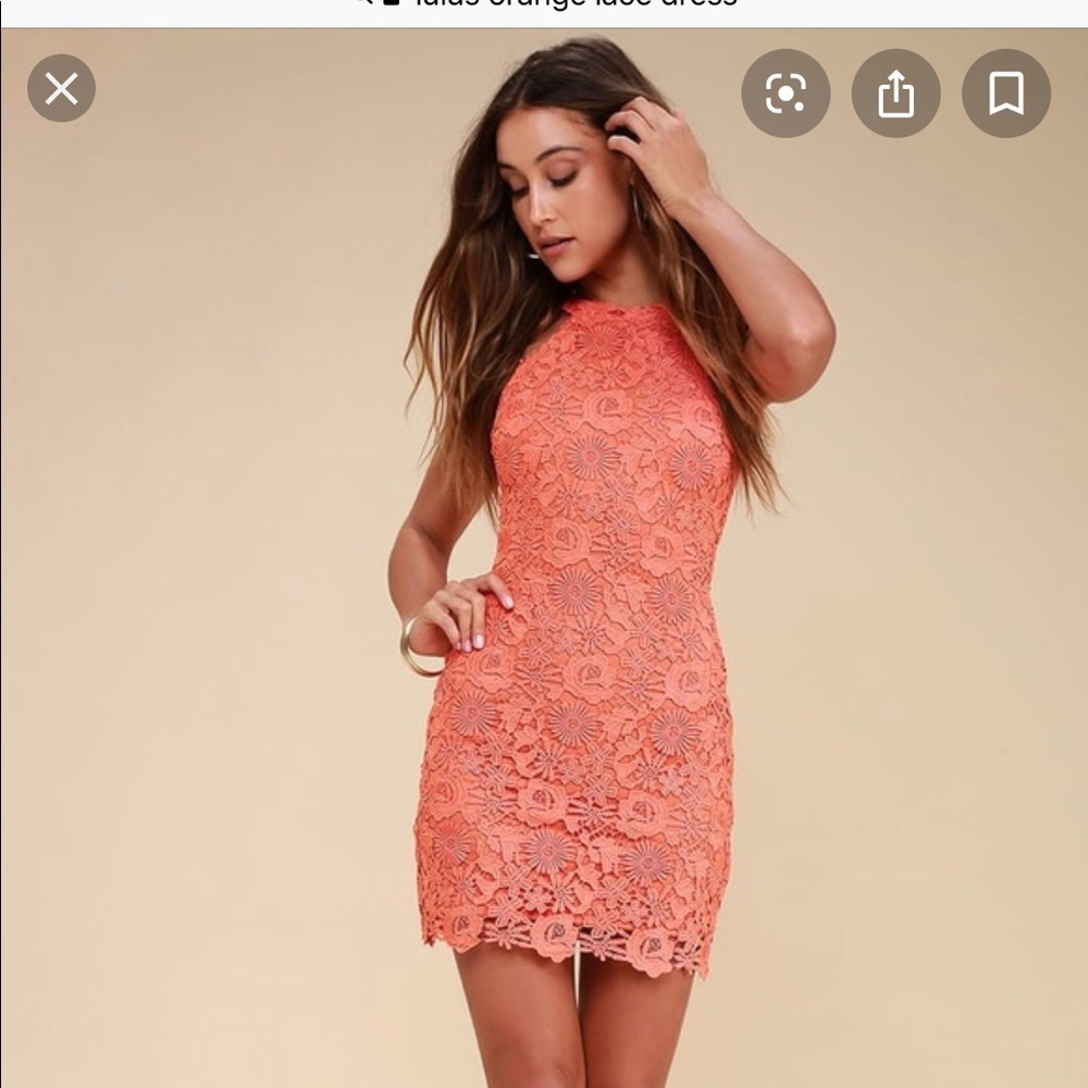 Lulus Lace Dress, only worn once!